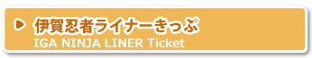 伊賀忍者ライナーきっぷ