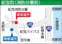 紀宝町（消防分署前）